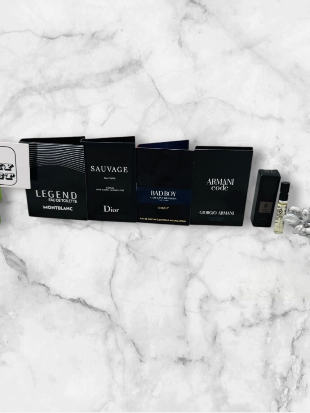 Lot of 5 Montblanc,Dior,Carolina Herrera,Giorgio Armani,Ralph Lauren-5pc-NEW